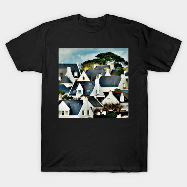 Conquet roofs T-Shirt by rollier